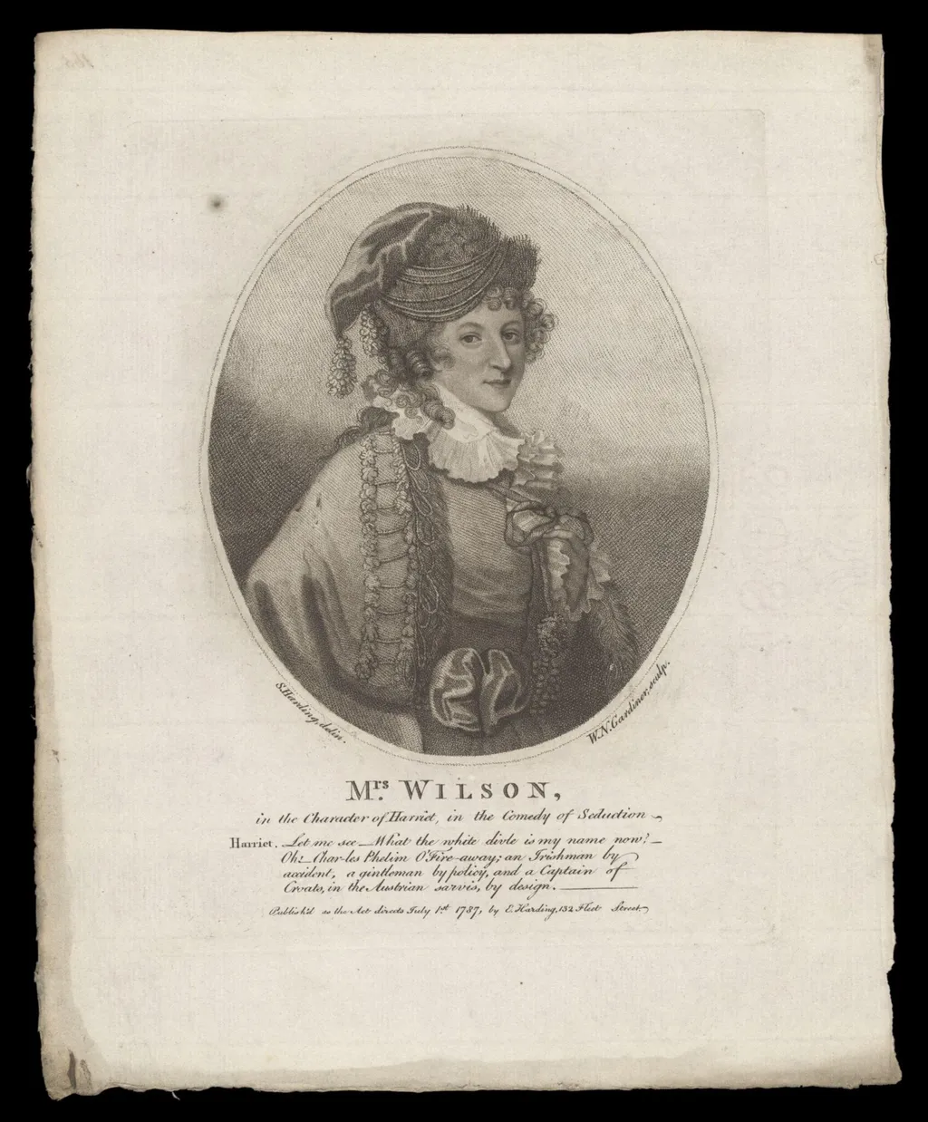 H Beard Print Collection, by S. Harding, 1