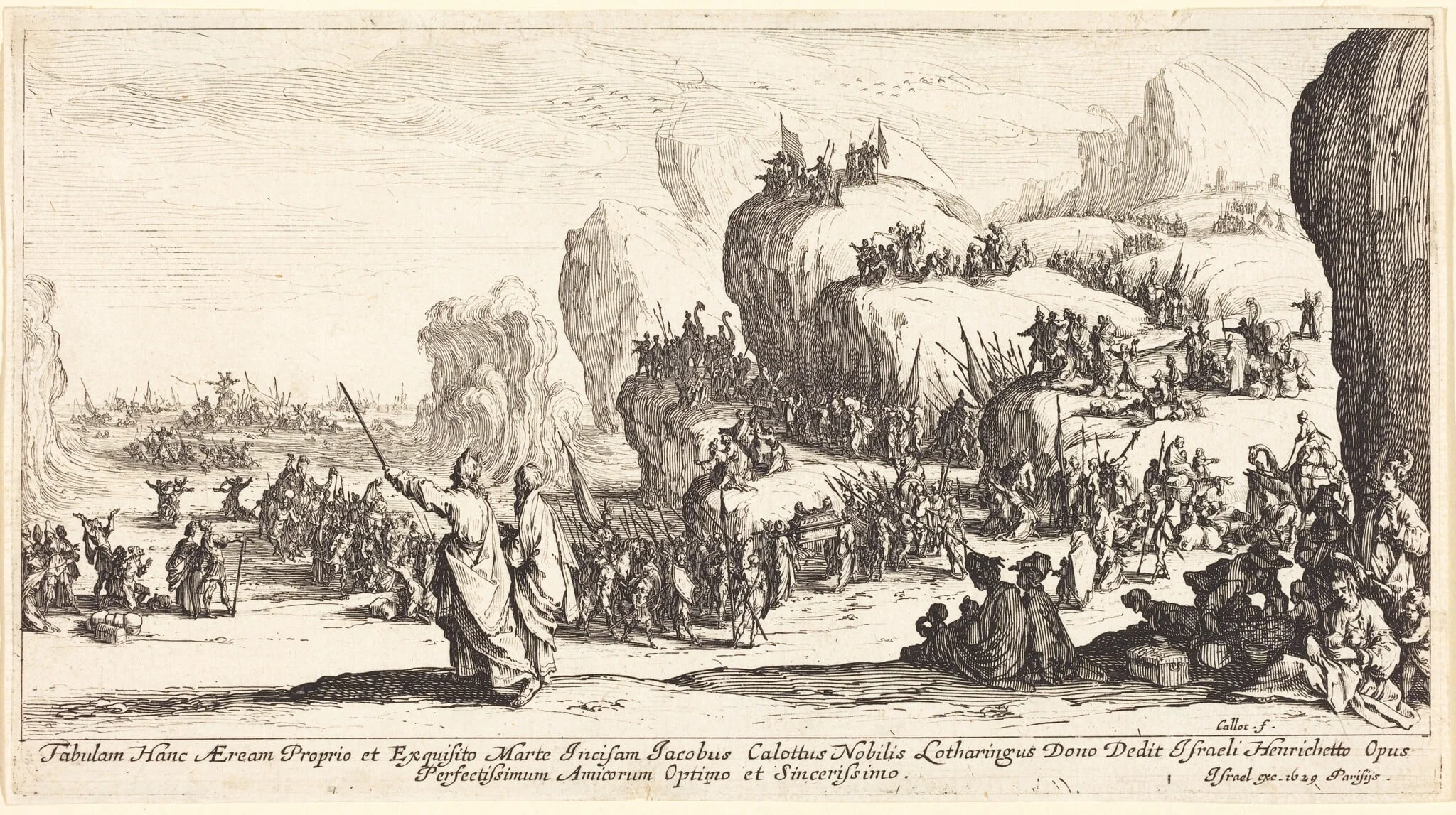 The Crossing of the Red Sea, detail
