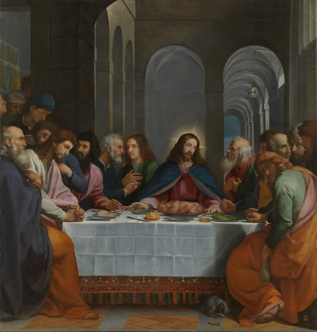The Last Supper, by Bartolomeo Carducci, oil, 1605