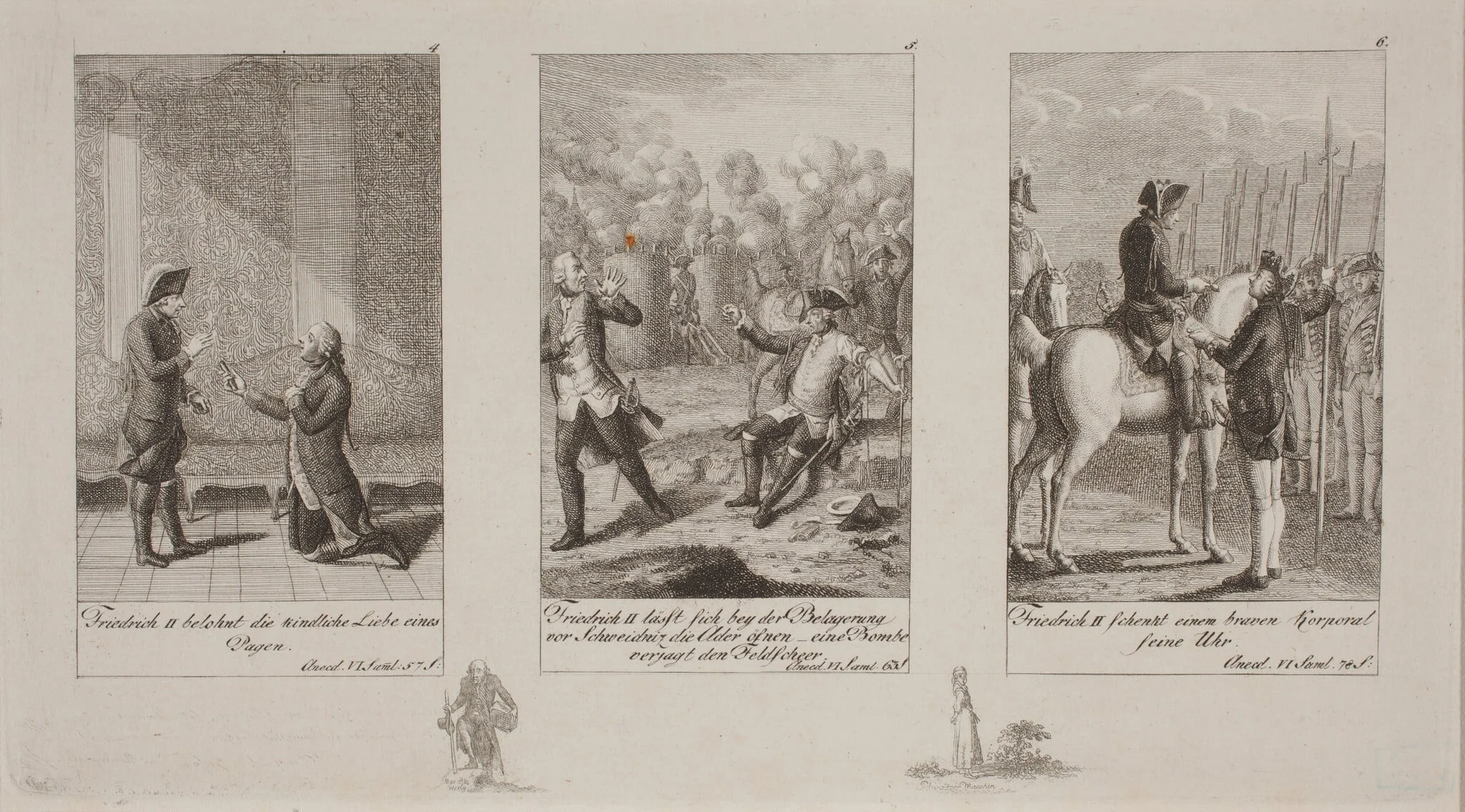 Anecdotes of King Frederik II, detail
