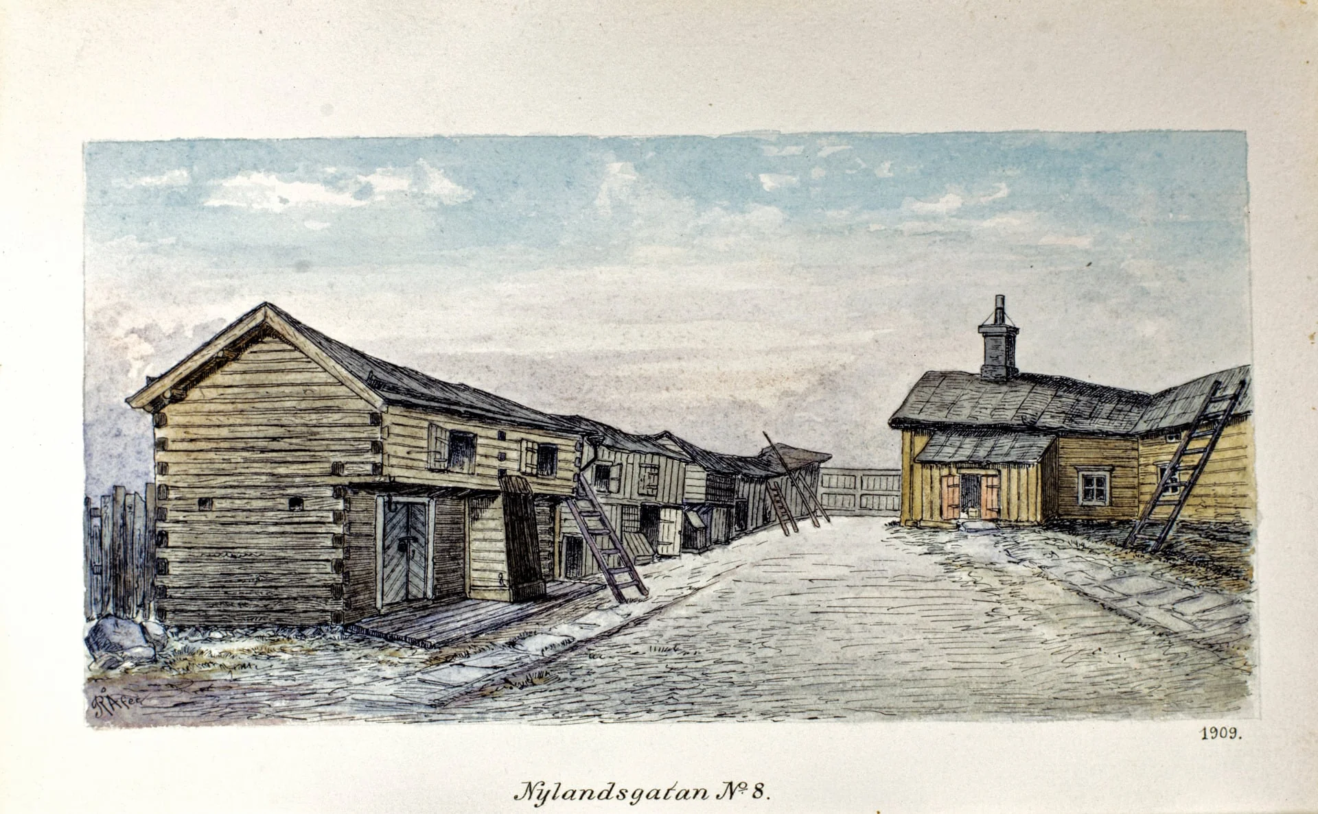 Uudenmaankatu 8, piha, detail