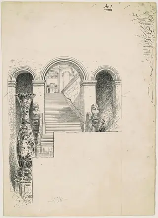 Paintings, by James Henry Moser, ink, 1890