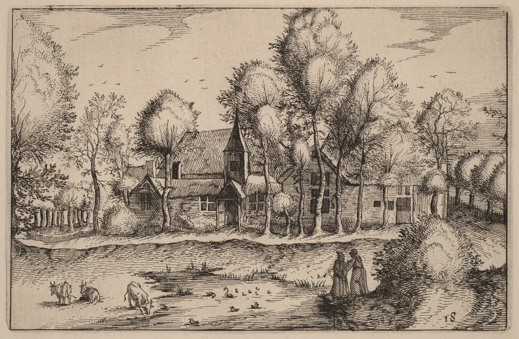 A Pond, detail