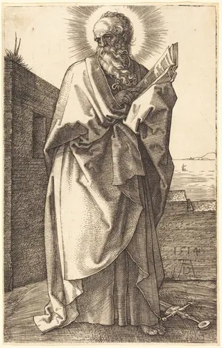 Saint Paul, by Albrecht Dürer, ink, 1514
