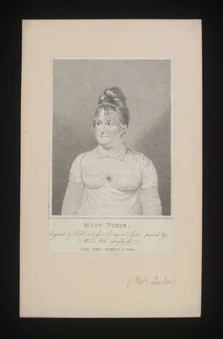 Miss Tyrer, by R.H. Cooke, 1850