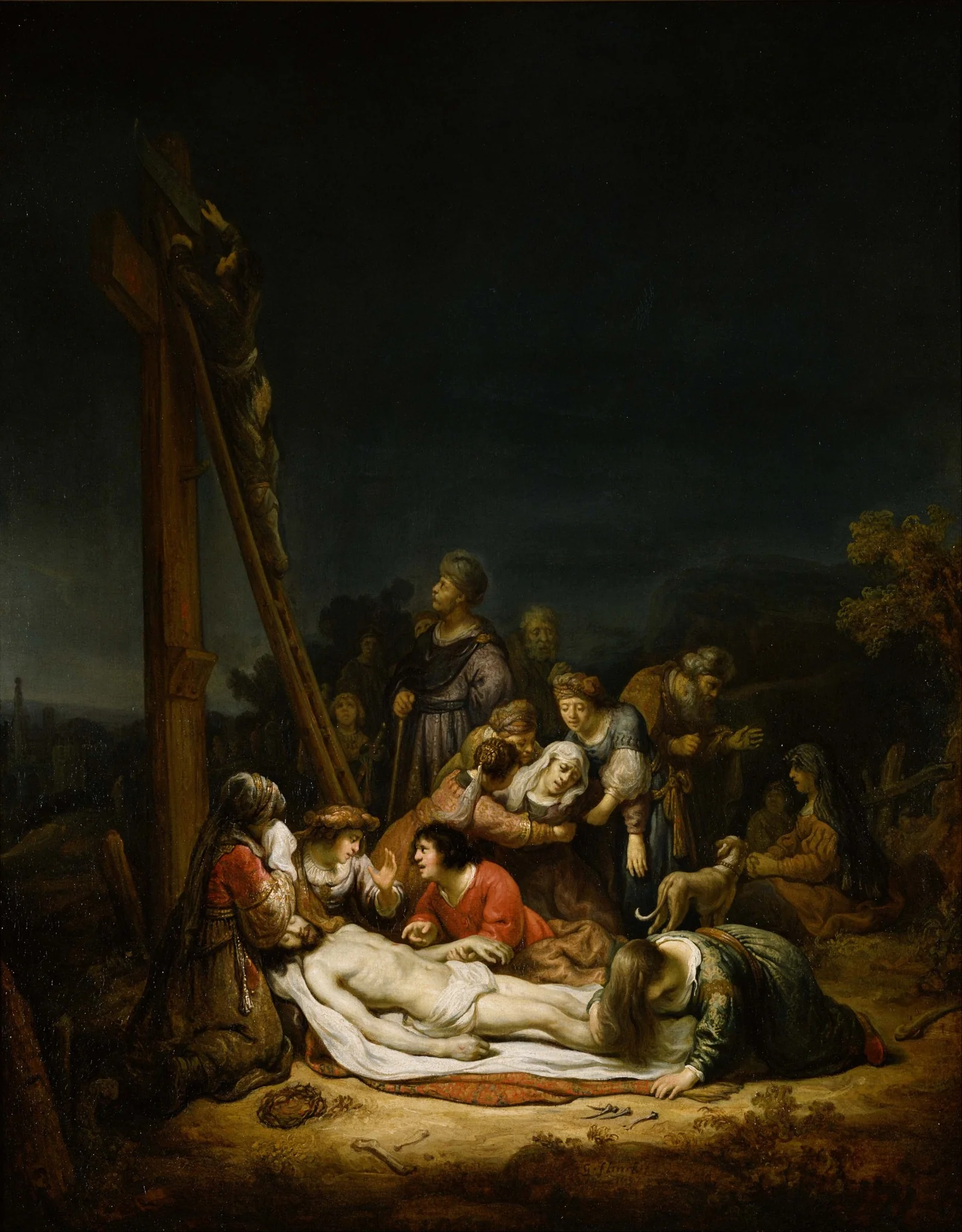 The Lamentation, detail