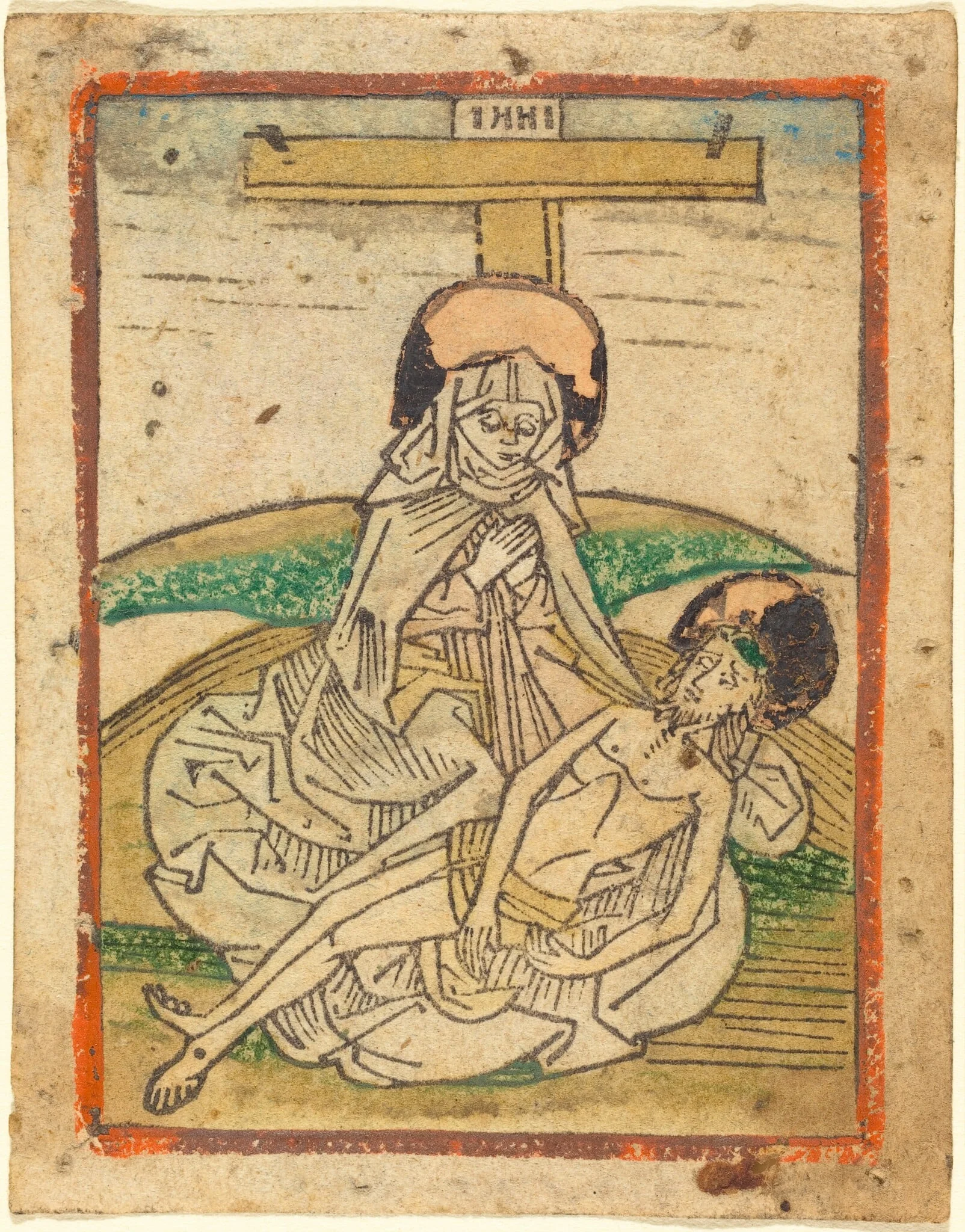The Pietà, detail