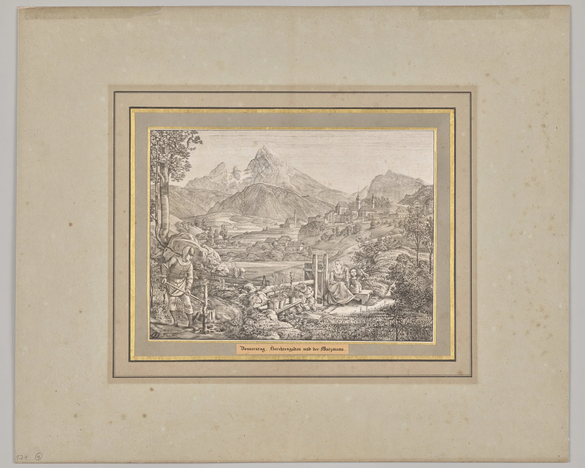 Thursday. Berchtesgaden and the Watzmann, detail