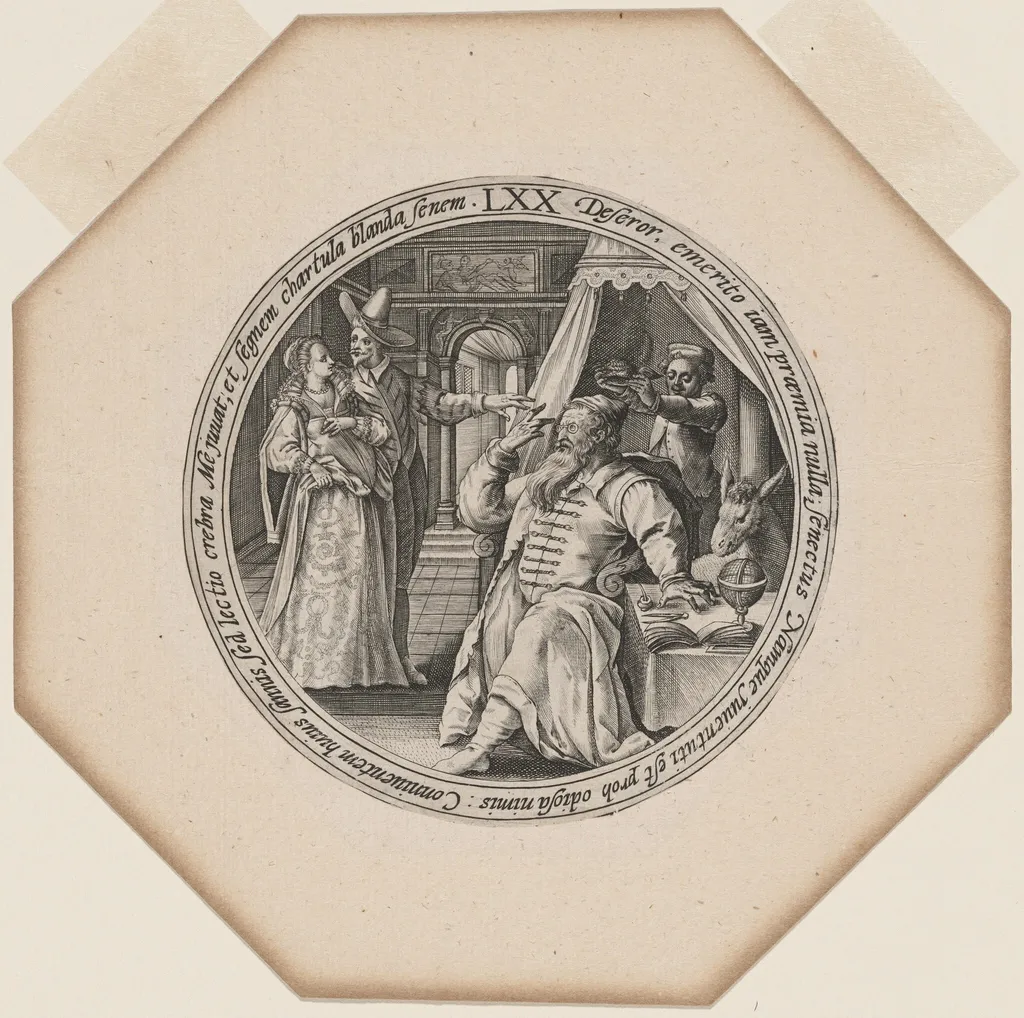 LXX: Seventy Years, by Crispijn van de Passe I, ink, 1599