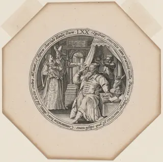 LXX: Seventy Years, by Crispijn van de Passe I, ink, 1599