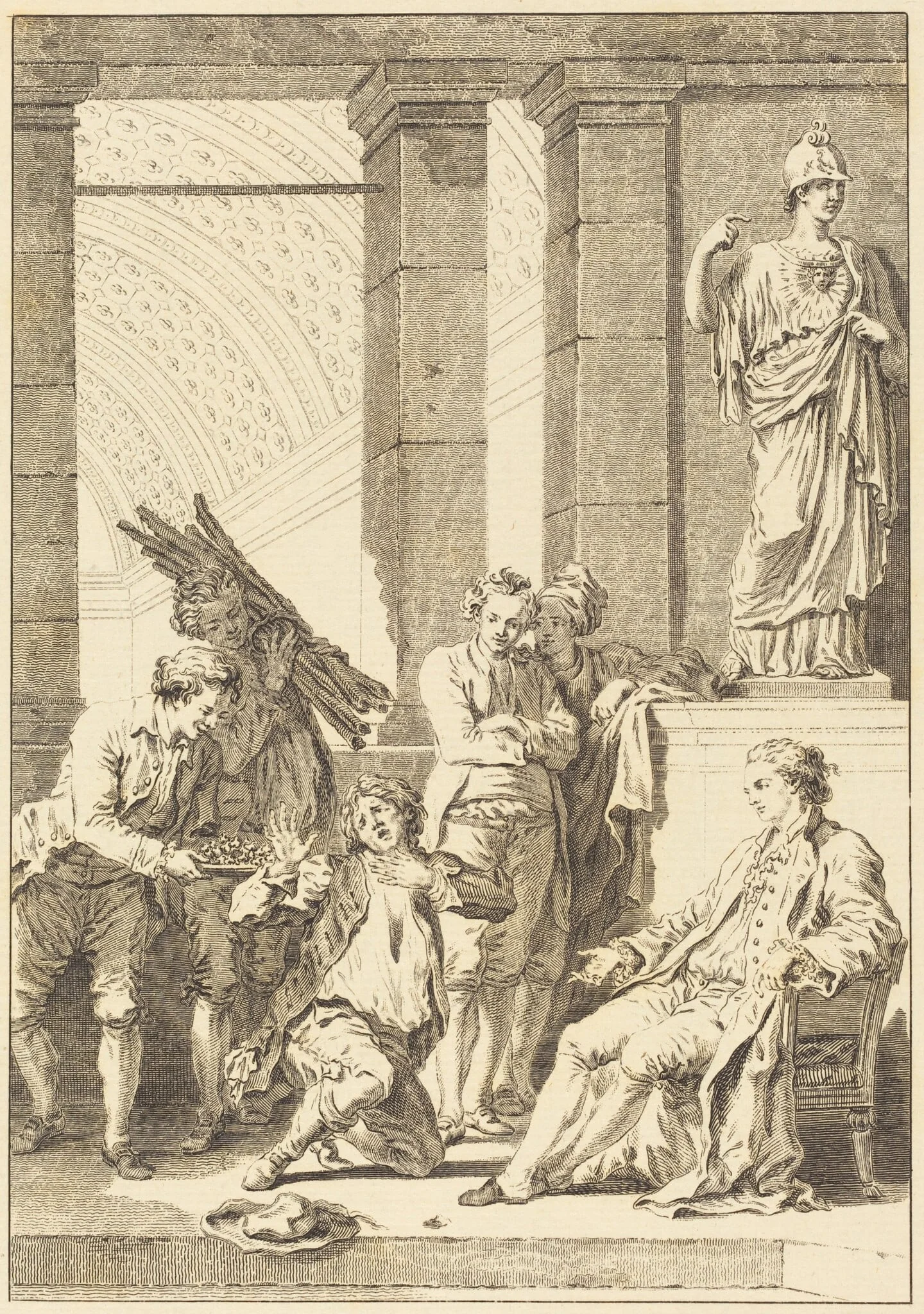 Le paysan, detail