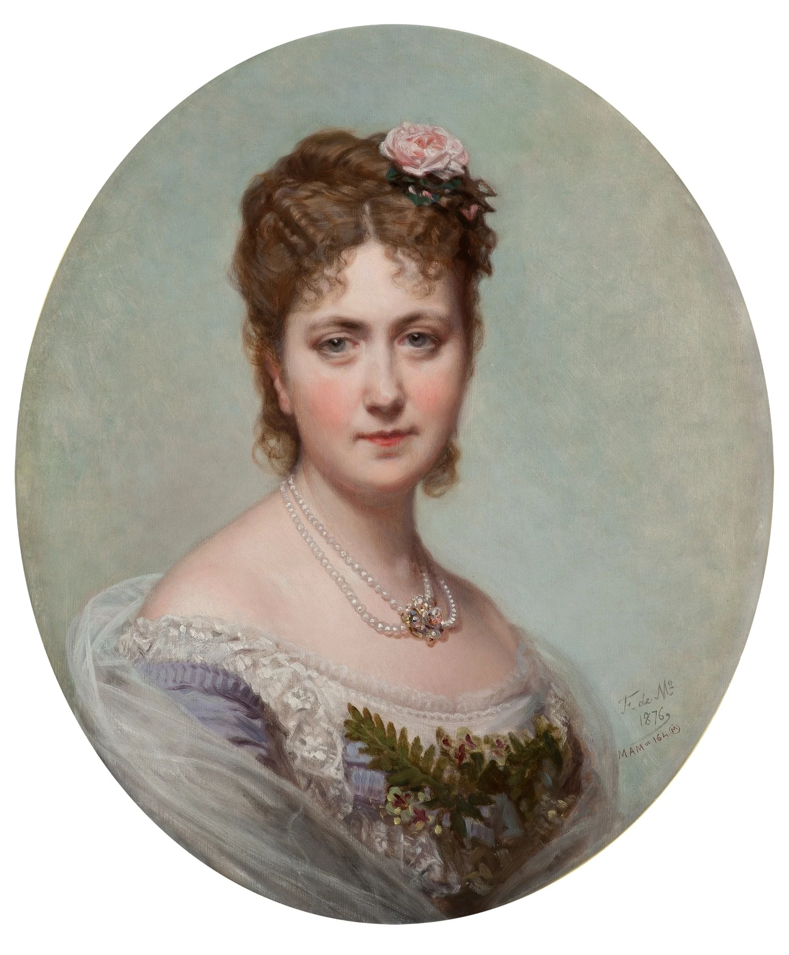 Elisa Tapia y Parrella, detail