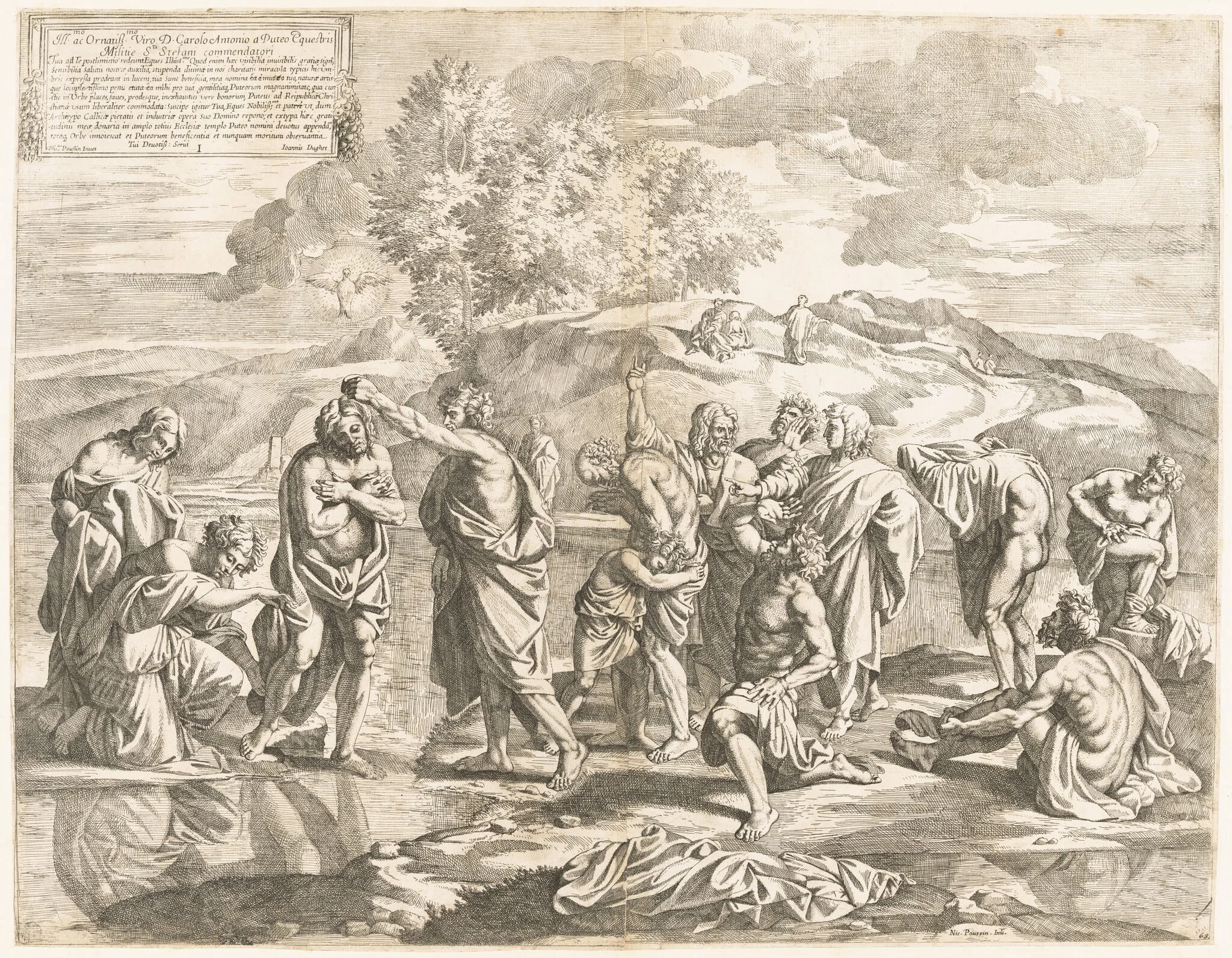 Baptism, detail