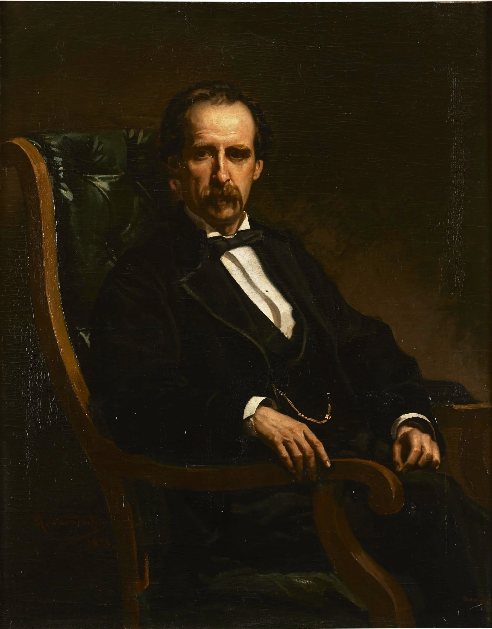 El escritor Enrique Pérez Escrich, detail