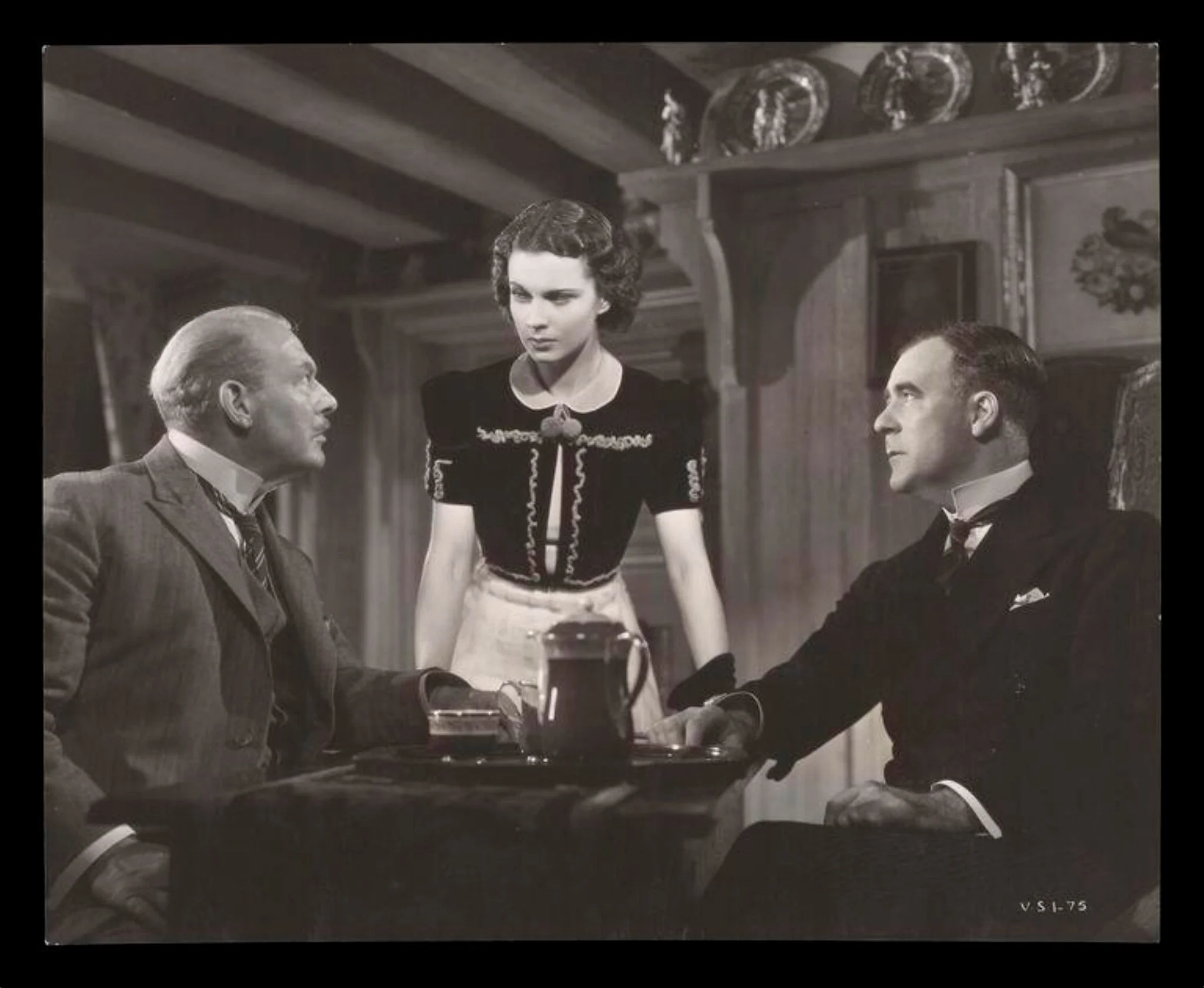 Film still from Dark Journey (1937), detail