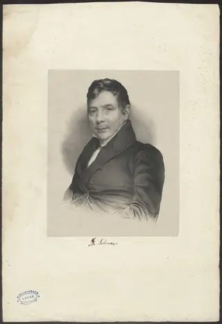 Portrait of G. Salomon, by Erxleben James, unspecified, 1850