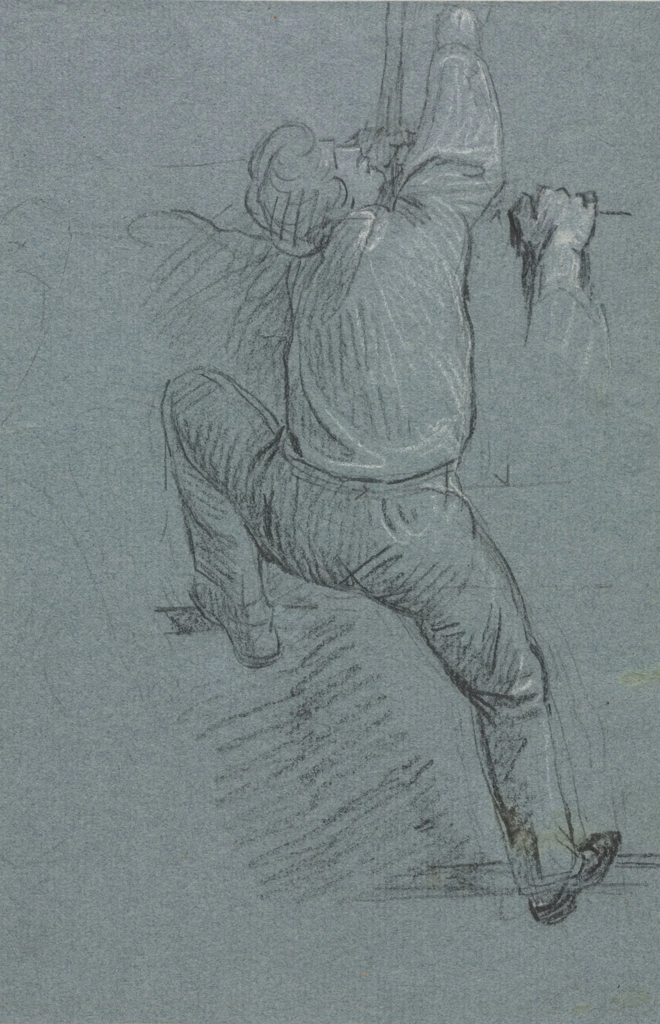 Study for The Siege of Gibraltar, detail