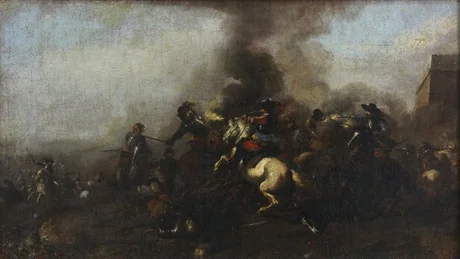 The battle, detail