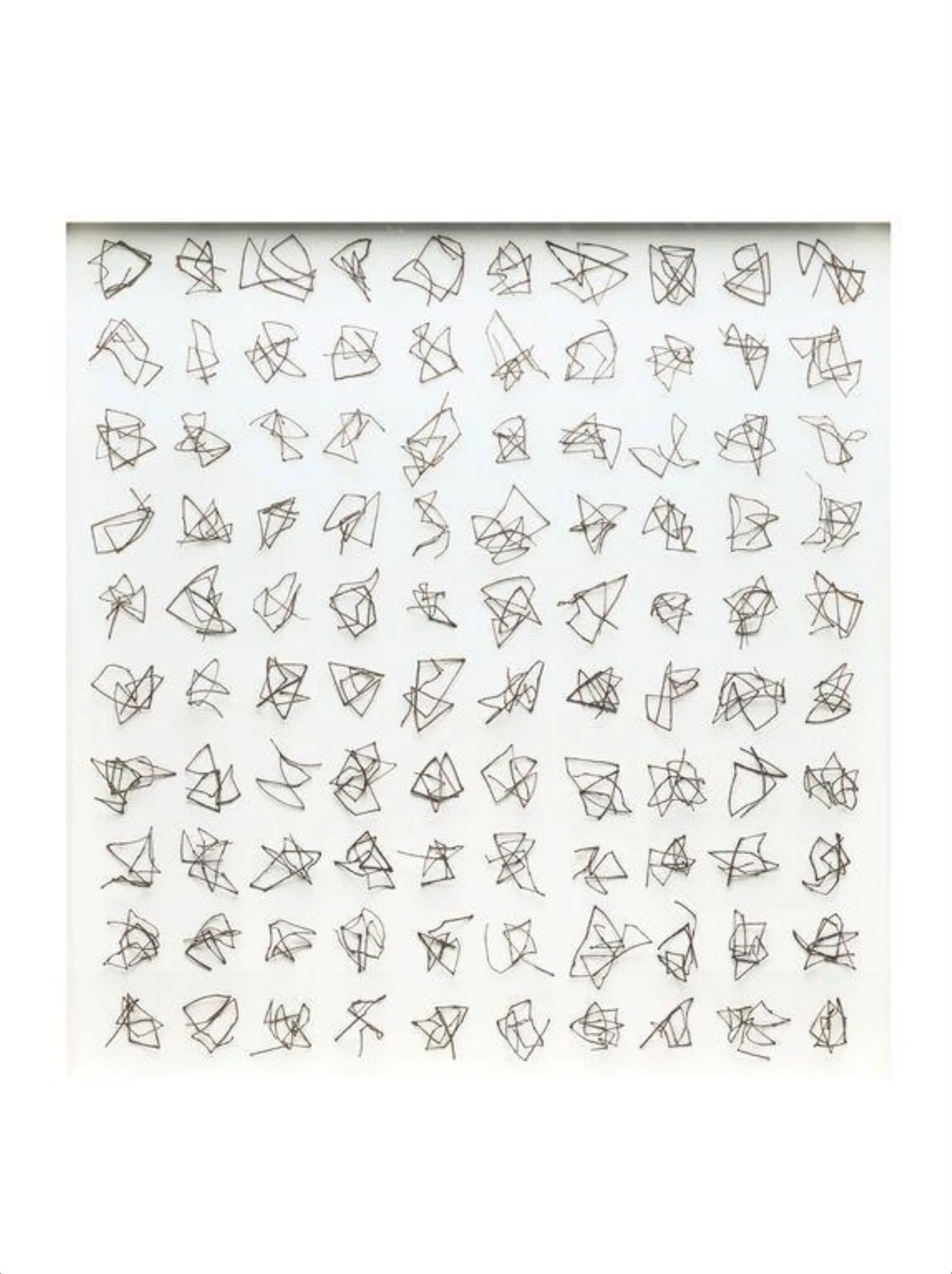 100 Drawings, detail