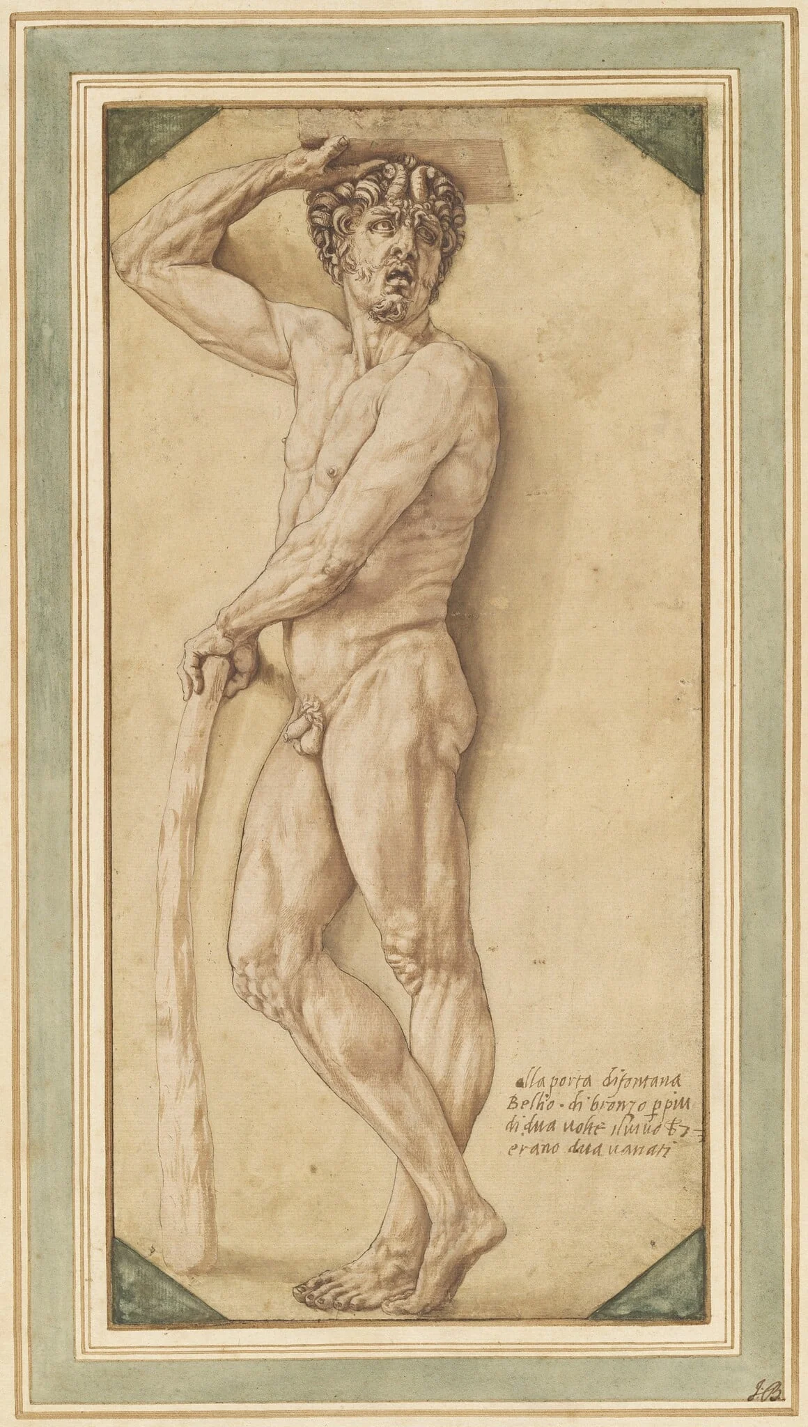 A Satyr, detail