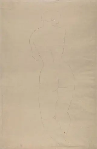 Nude, by Amedeo Modigliani, 1915