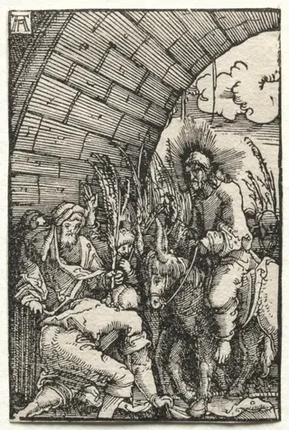 The Fall and Redemption of Man:  The Entry into Jerusalem, by Albrecht Altdorfer, 1515
