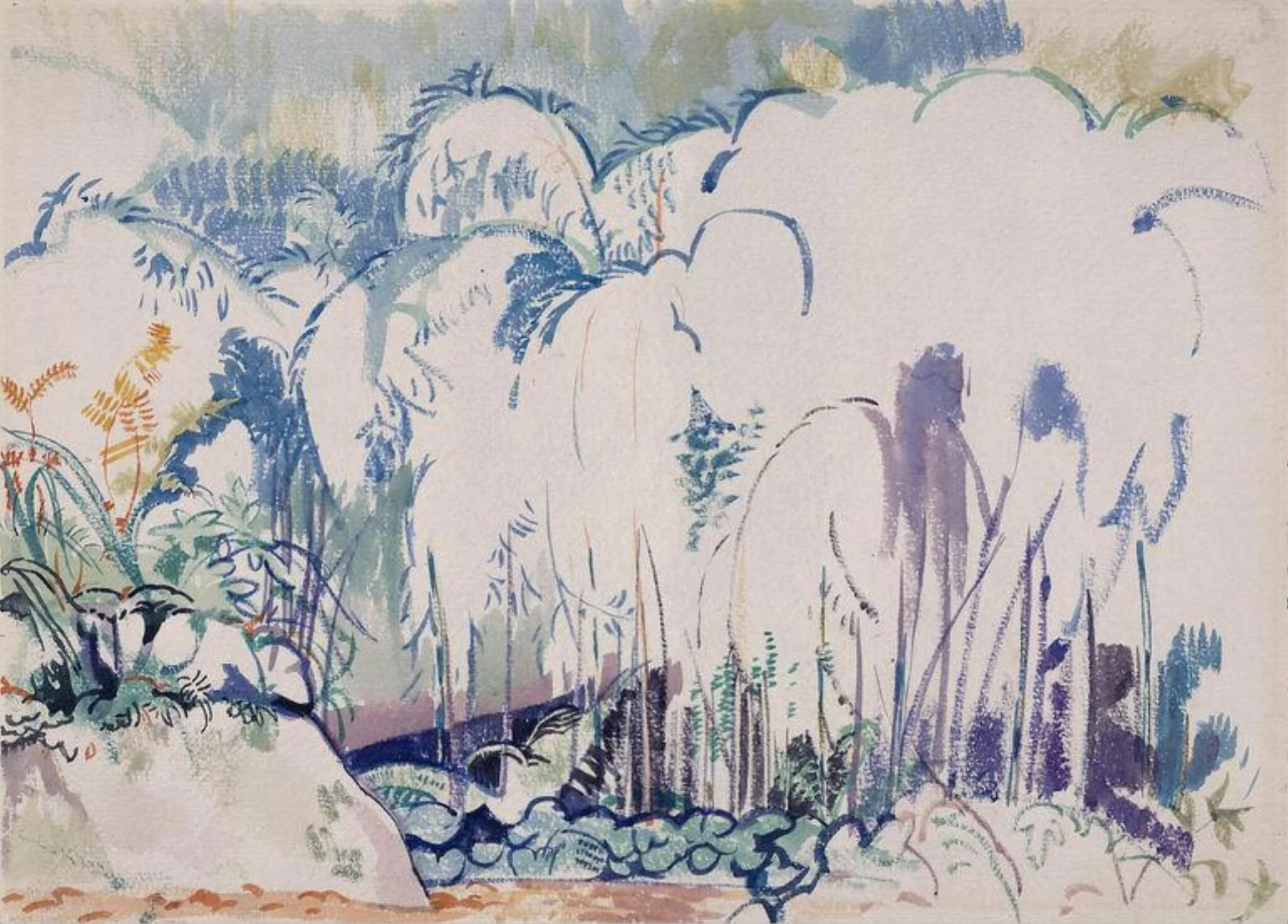 In the Woods, Lynmouth, detail