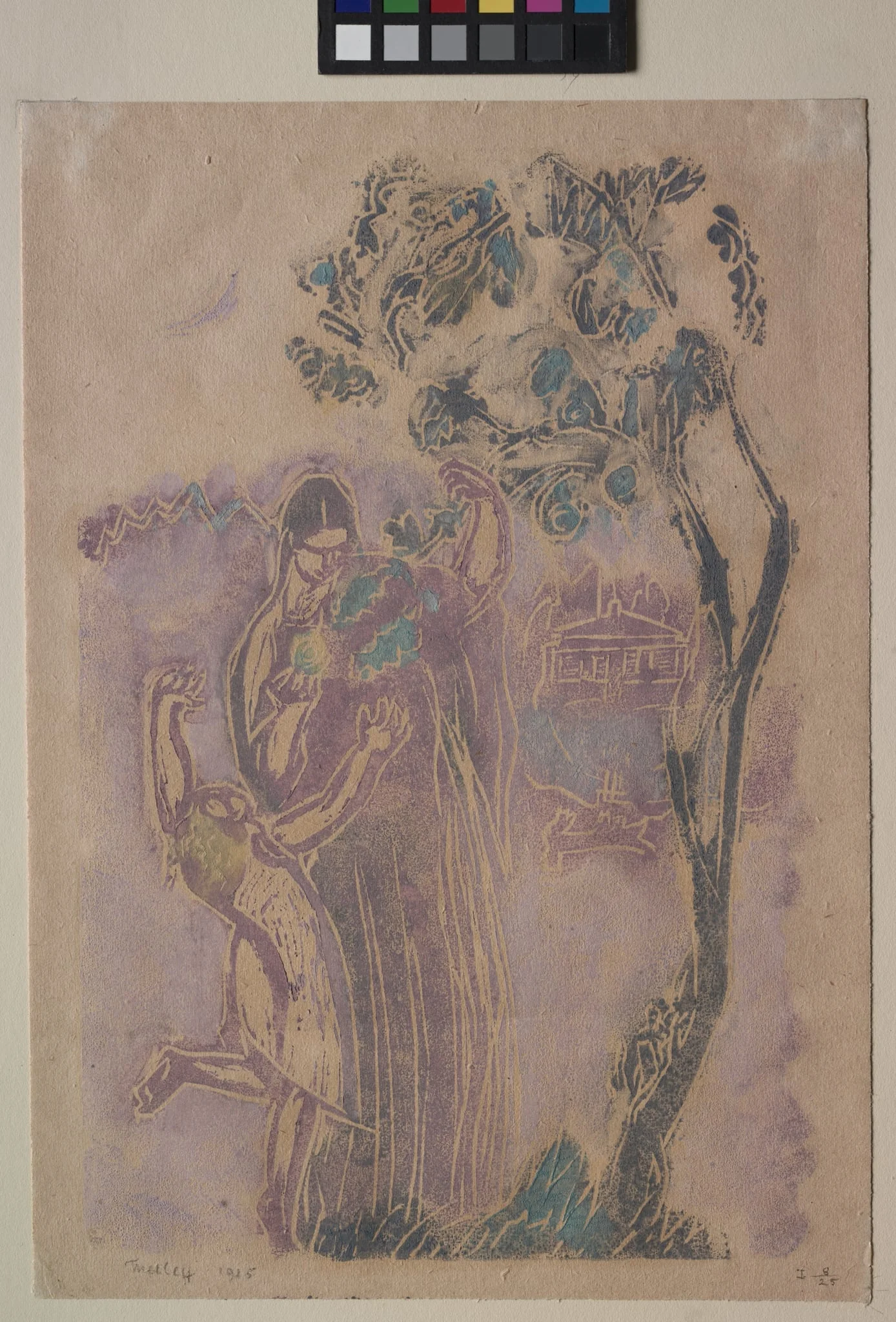 In a Garden, detail