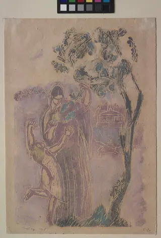 In a Garden, by Ellen Thesleff, 1925