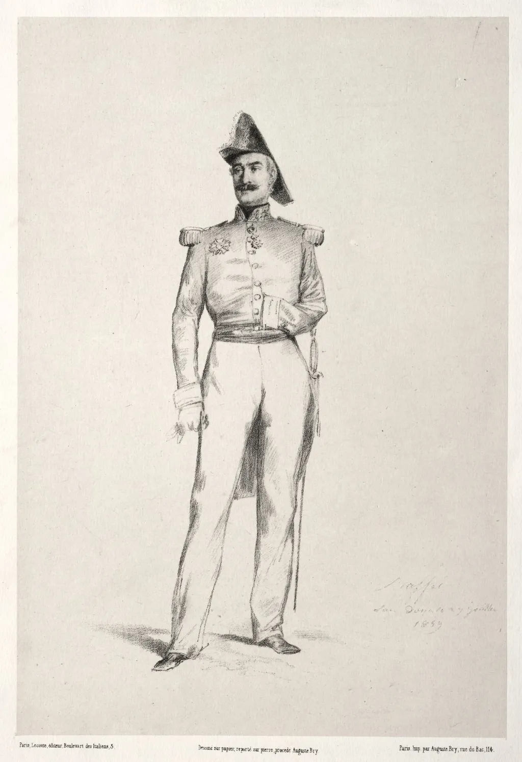 La Maréchal Baraquey d'Hilliers, by Auguste Raffet, 1859