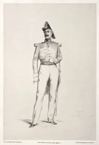La Maréchal Baraquey d'Hilliers, by Auguste Raffet, 1859