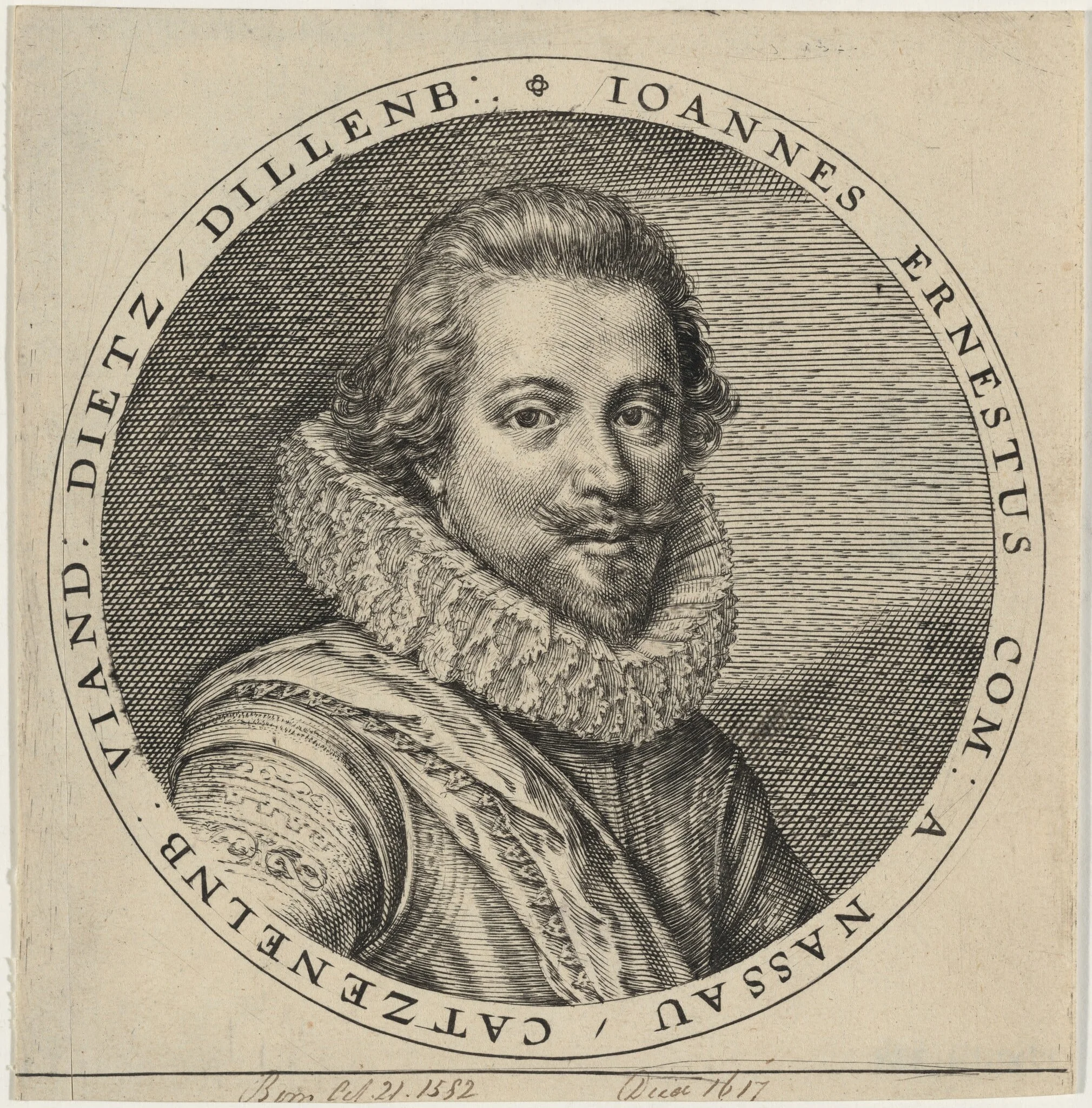 Johan Ernest of Nassau, detail