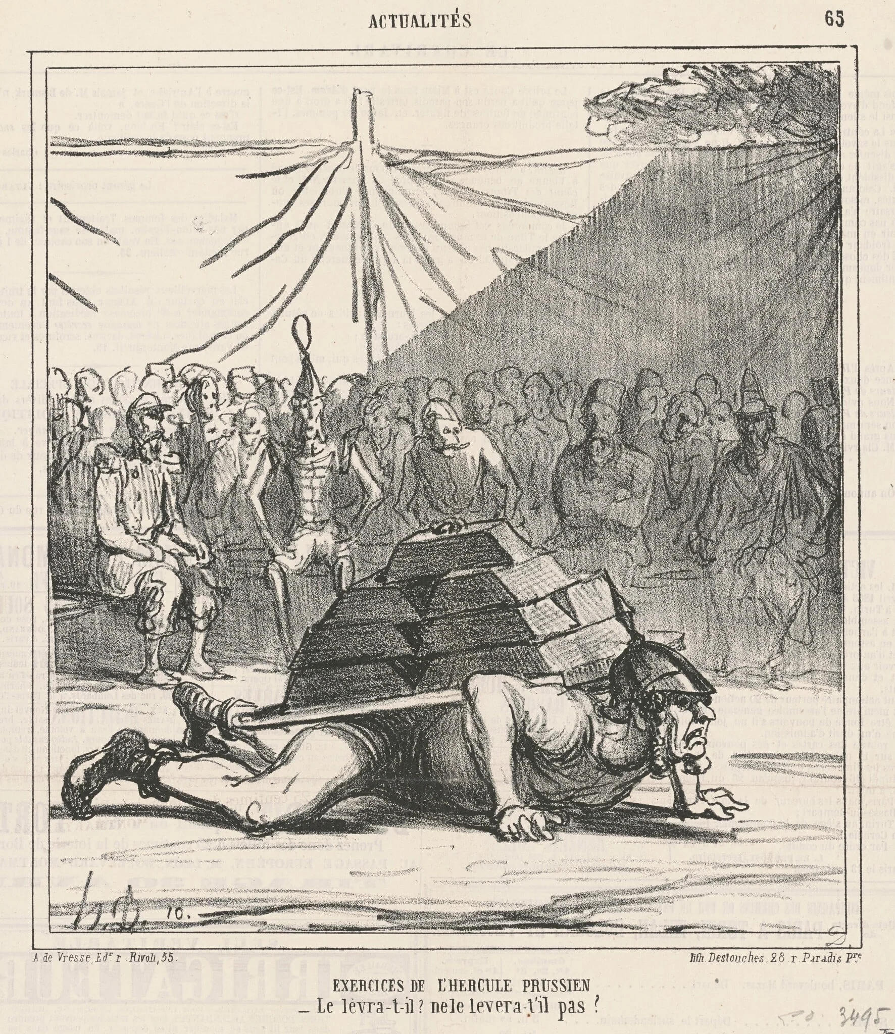 Exercises de l'hercule prussien, detail