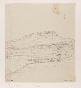Part of the Praya Grande, Macau, by George Chinnery, 19