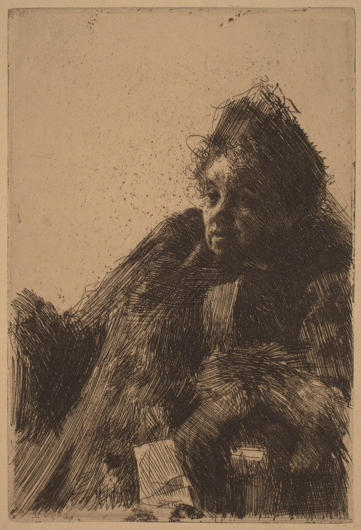 Madame Simon, II, detail