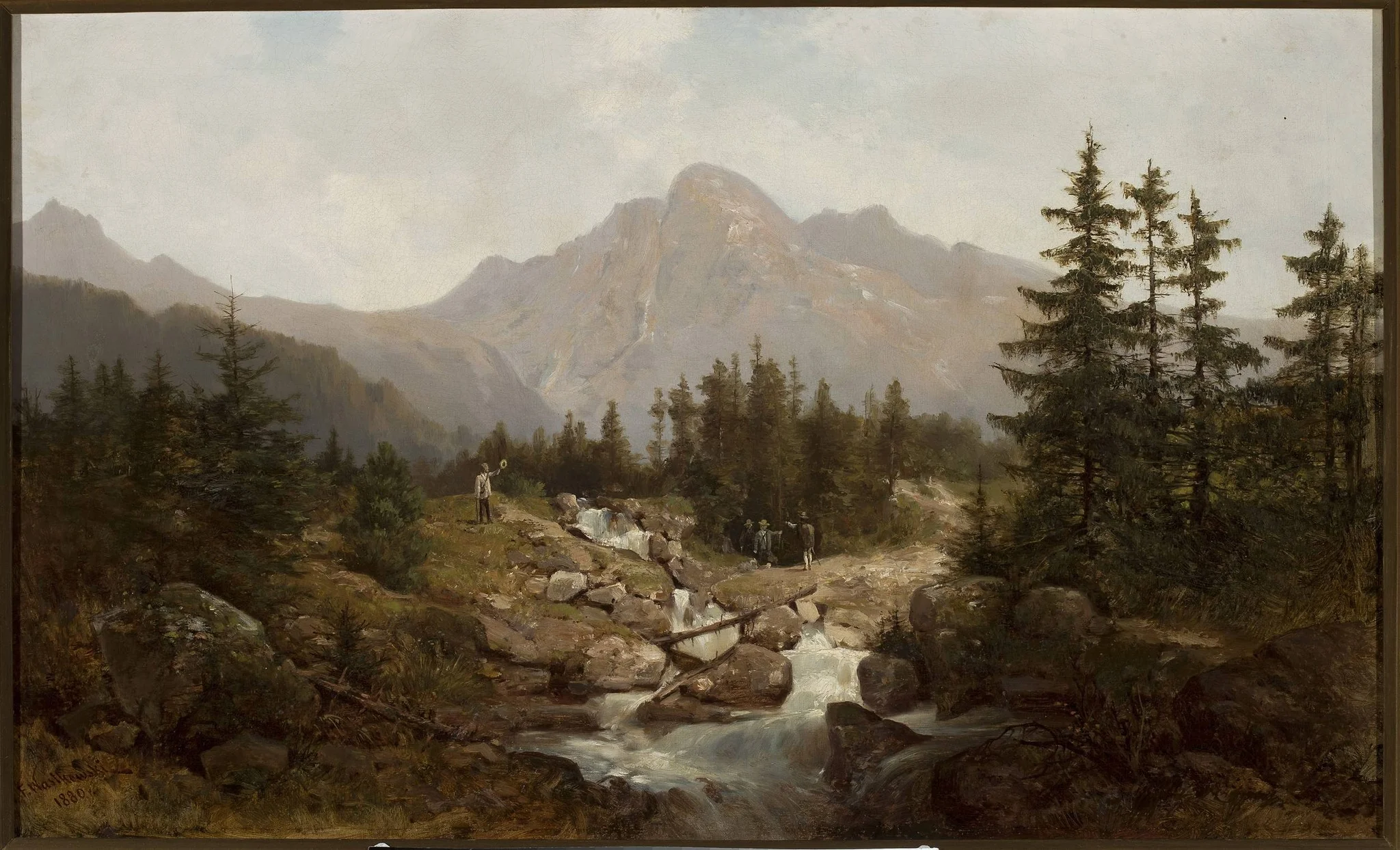Tatra Mountain landscape, detail