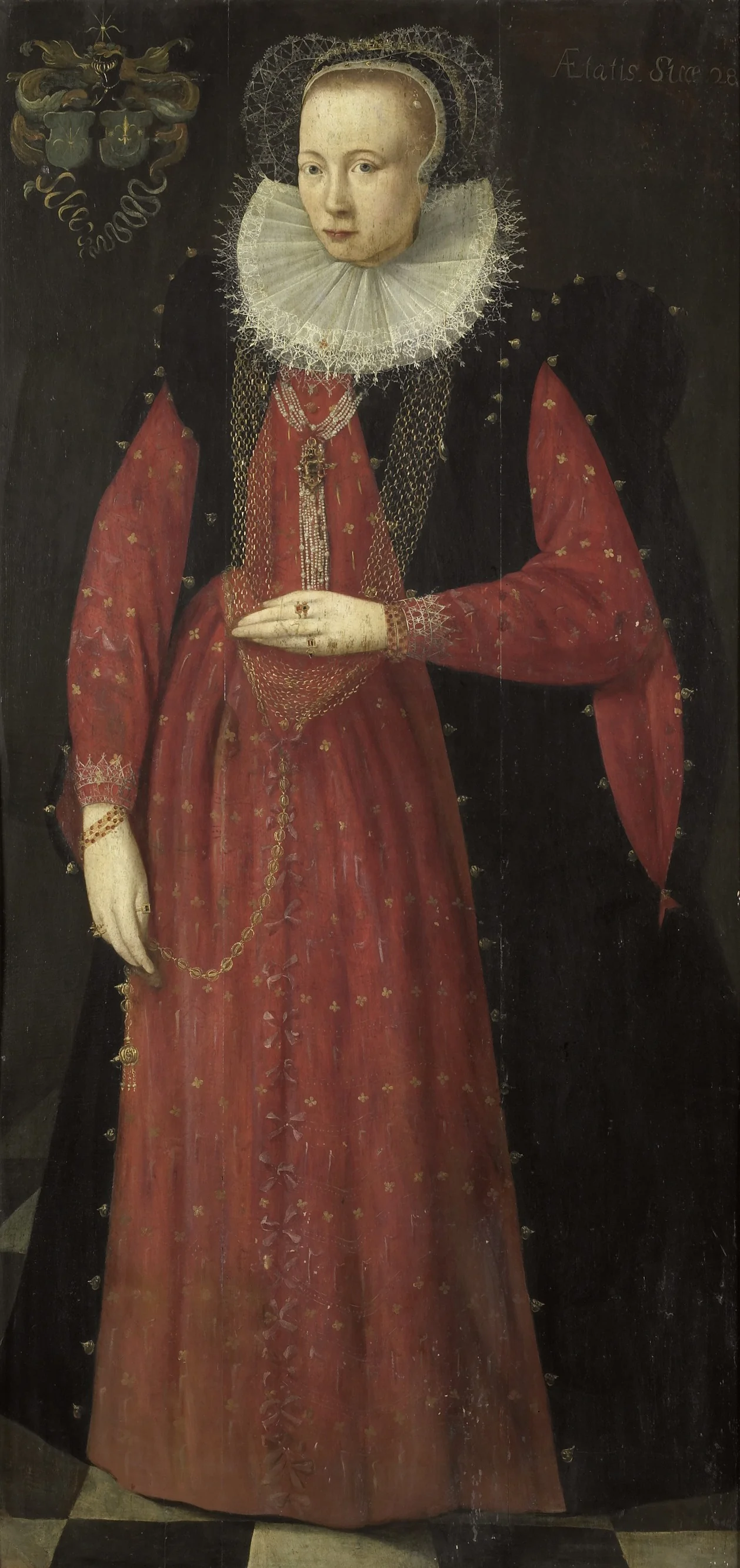 Portrait of Doedt van Holdinga (1570-1646), detail