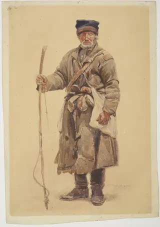 Coachman, by Józef Chełmoński, unspecified, 1894