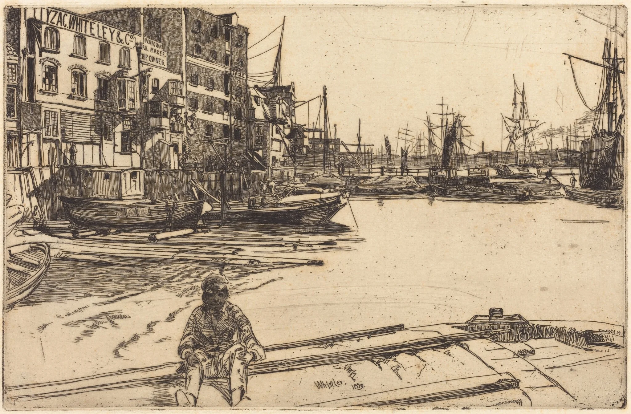 Eagle Wharf, detail