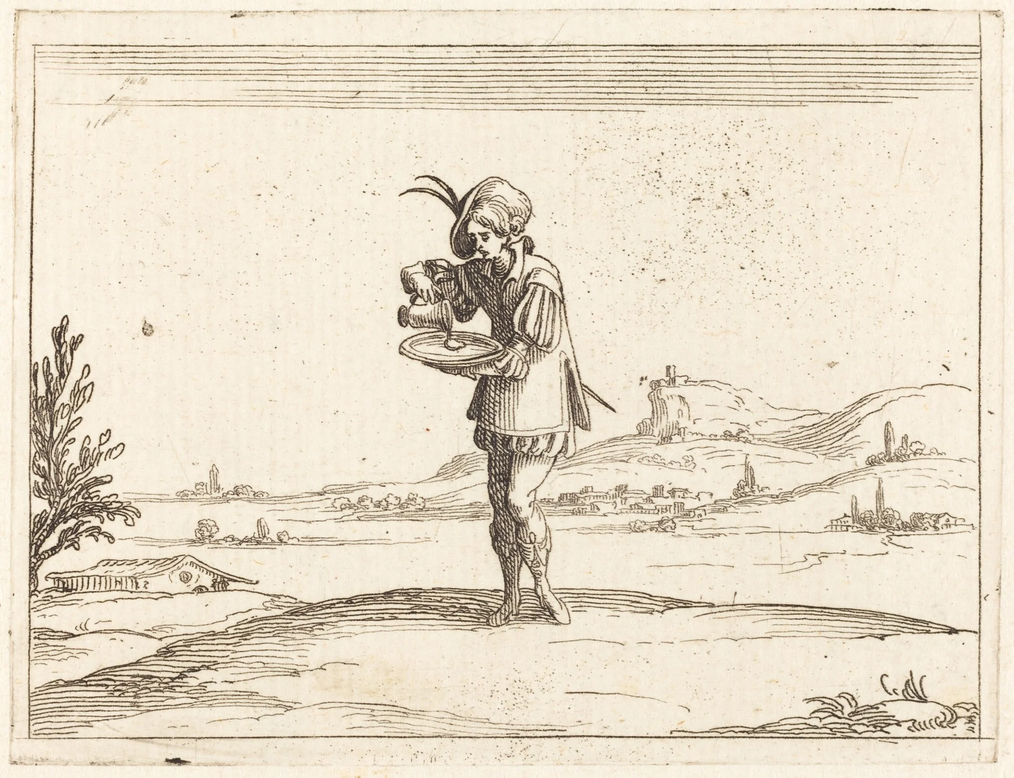 Man Washing a Pearl, detail