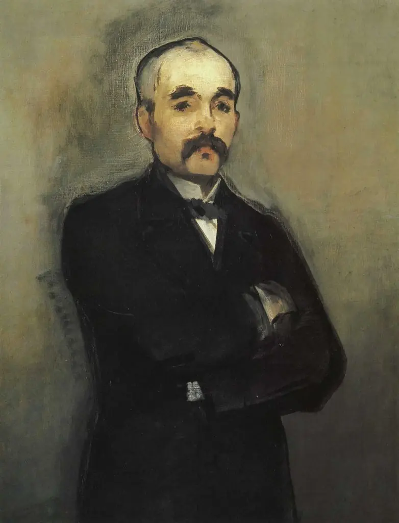 Portrait of Georges Clemenceau, by Edouard Manet, oil