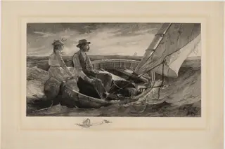 Homeward Bound, by Henry Pruett Share, ink, 1885