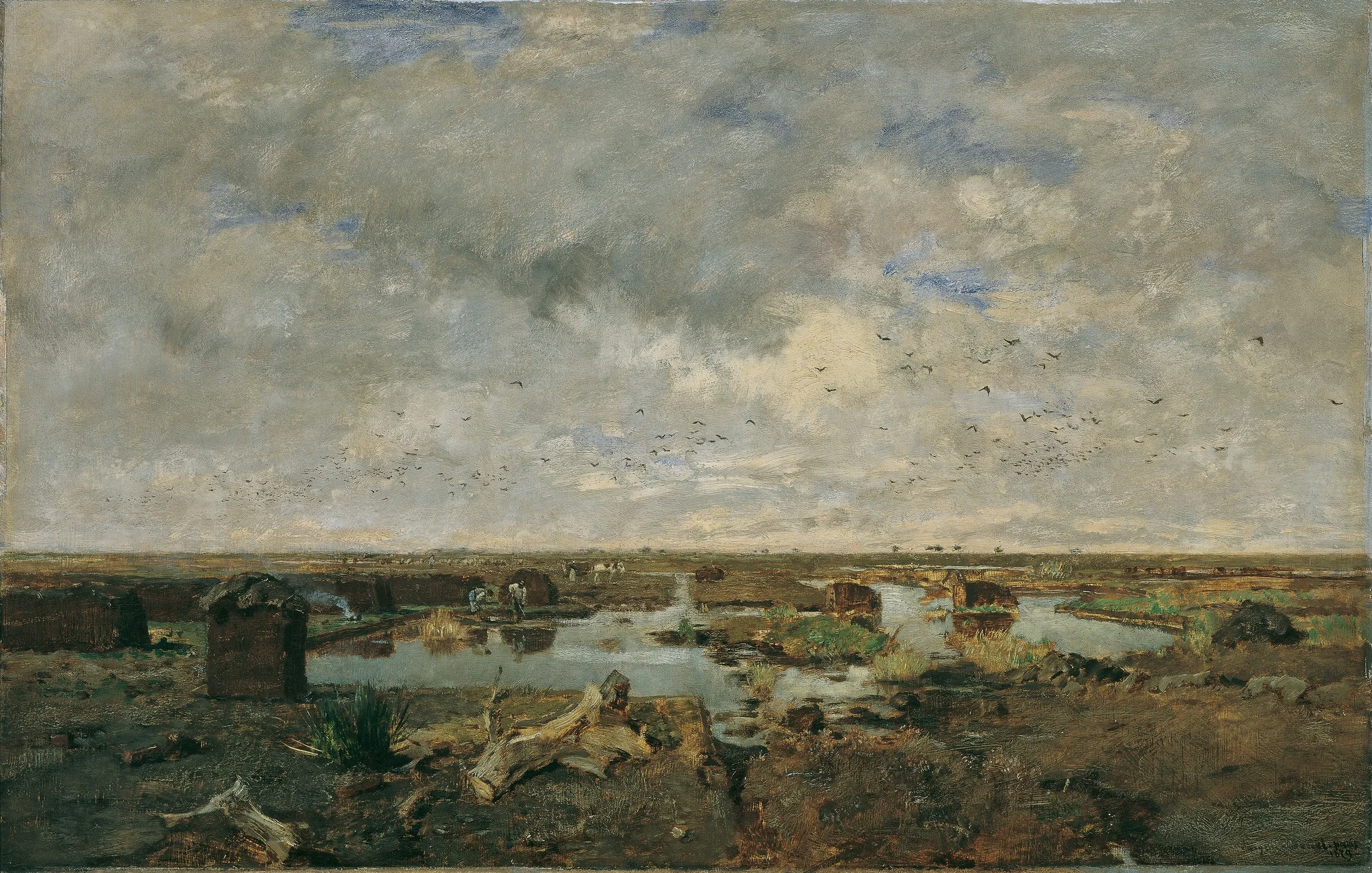 Large Moorland Landscape, detail