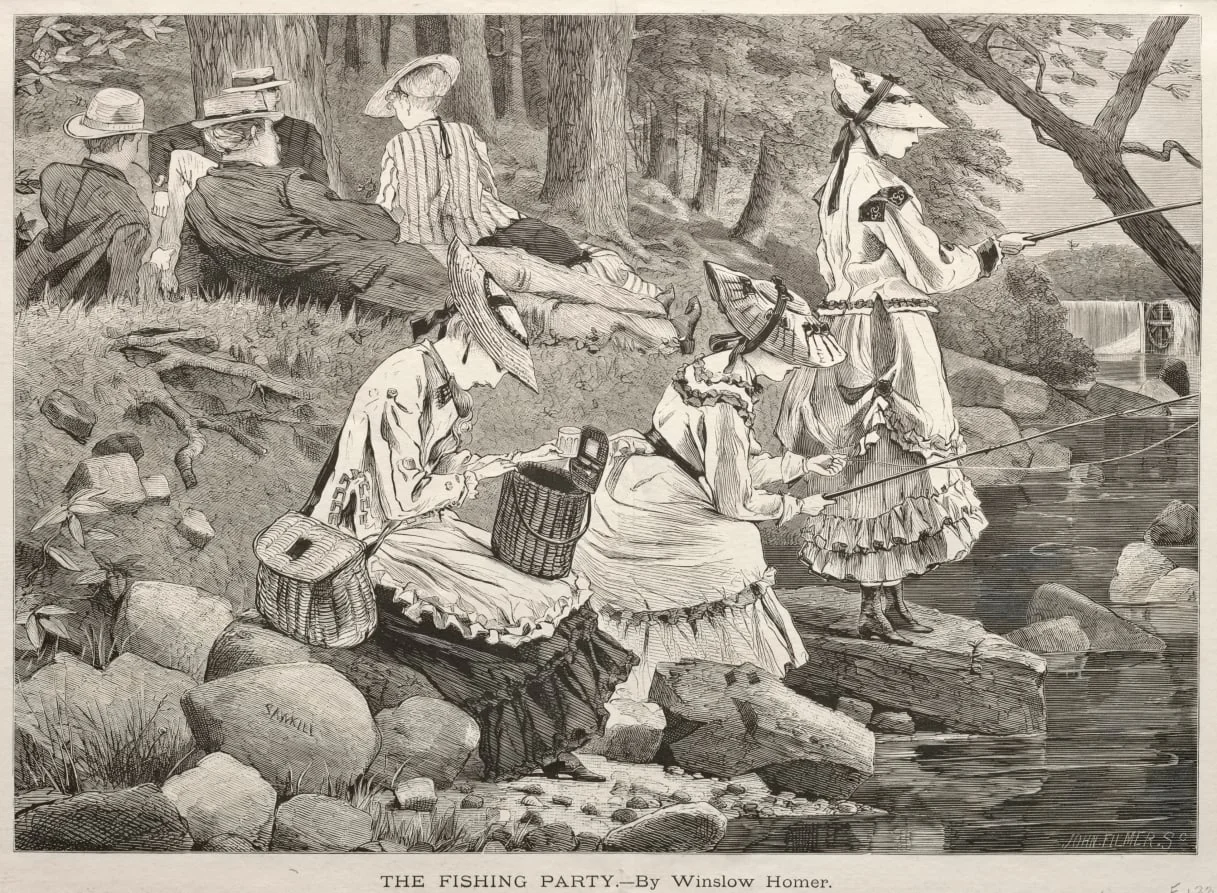 The Fishing Party, detail
