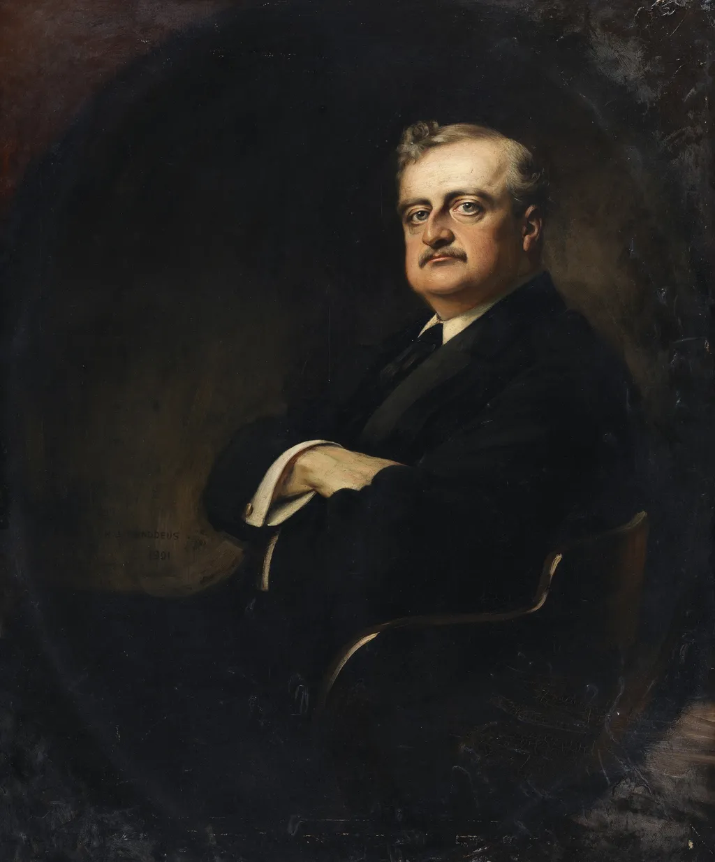 Portrait of John Redmond (1856-1918), Parliamentarian, by Henry Jones Thaddeus, oil, 1901