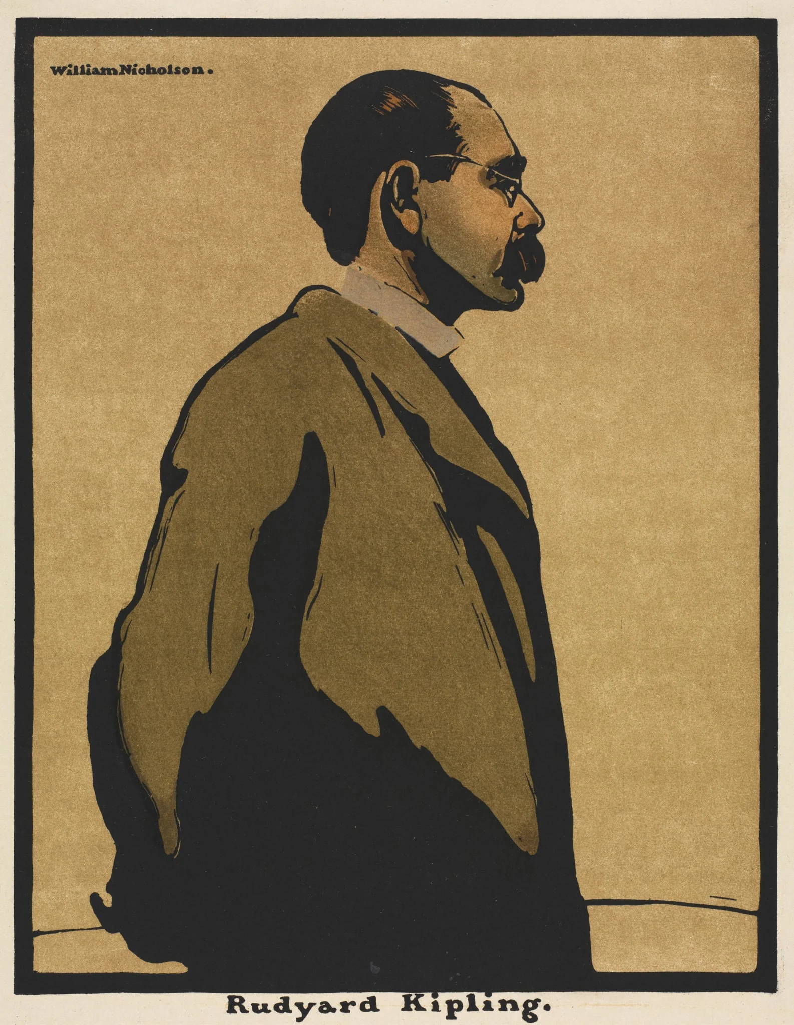 Twelve Portraits: Rudyard Kipling, detail