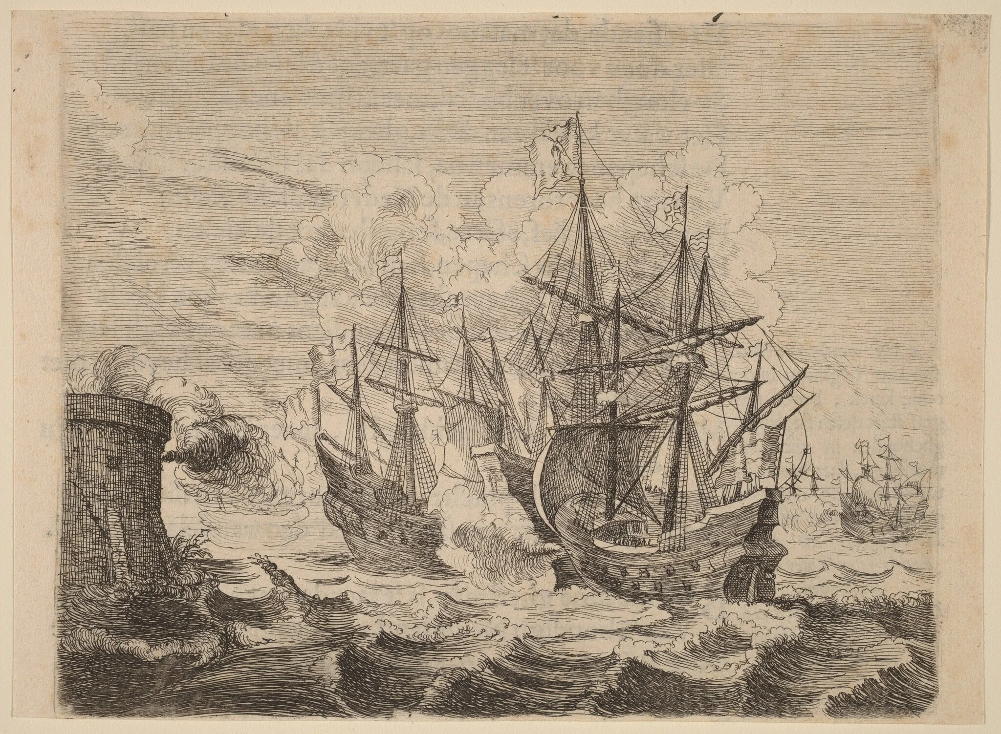 Heemskerck's Victory Over the Spanish Fleet at Gibraltar, detail