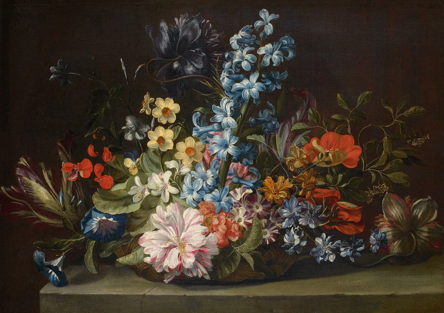 Flower basket, detail