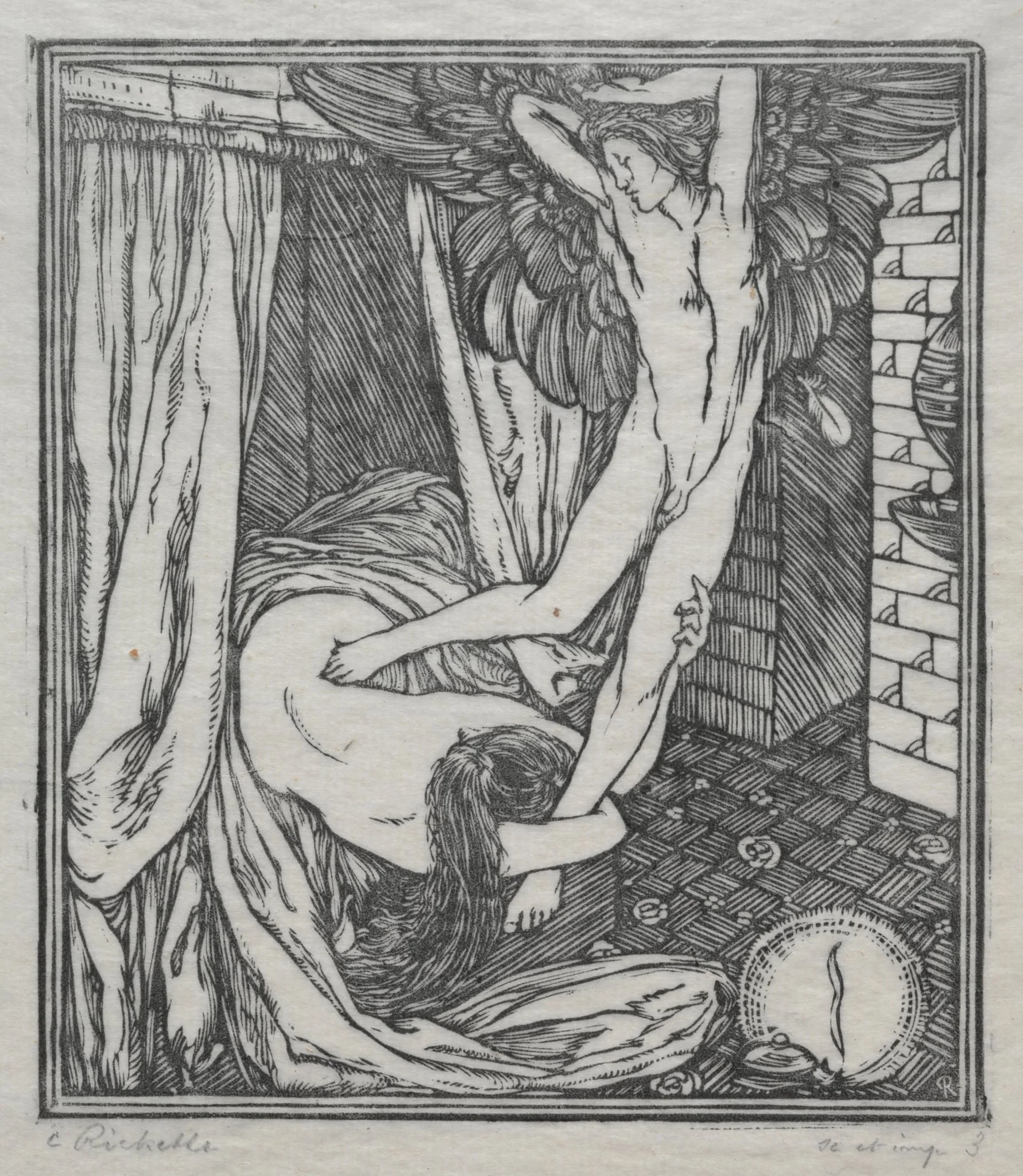 The Flight of Cupid, detail