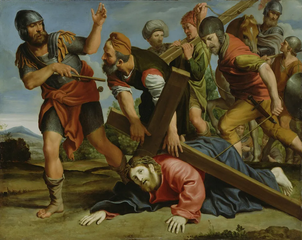 The Way to Calvary, by Domenichino, oil, 1610